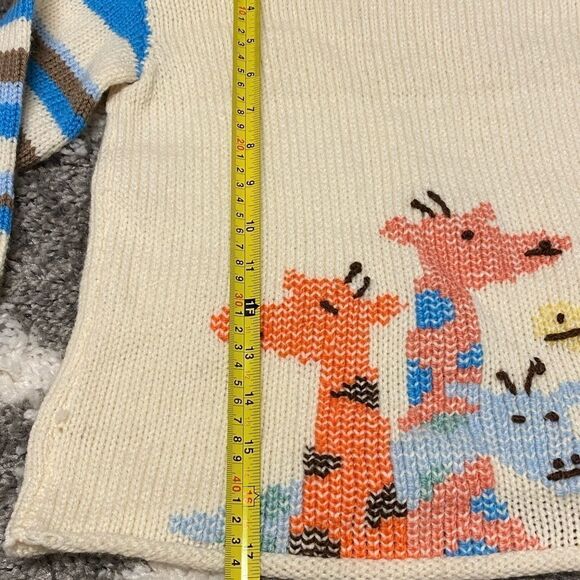 HANDMADE Knit Giraffe Sweater - Picture 5 of 6